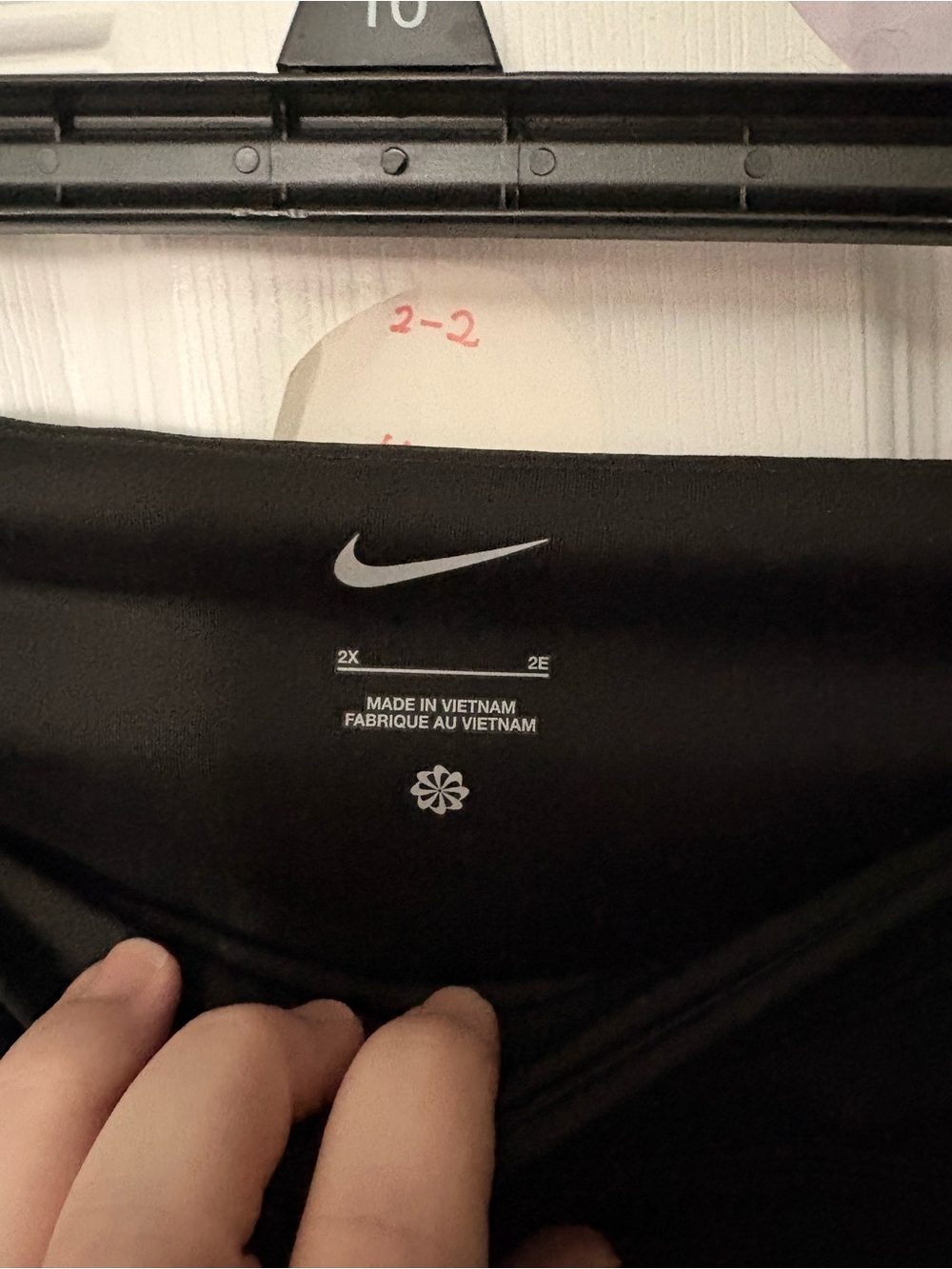 Nike Black High-Waist Bikini Bottoms with Swoosh NWT 2x Competitive - Picture 7 of 7